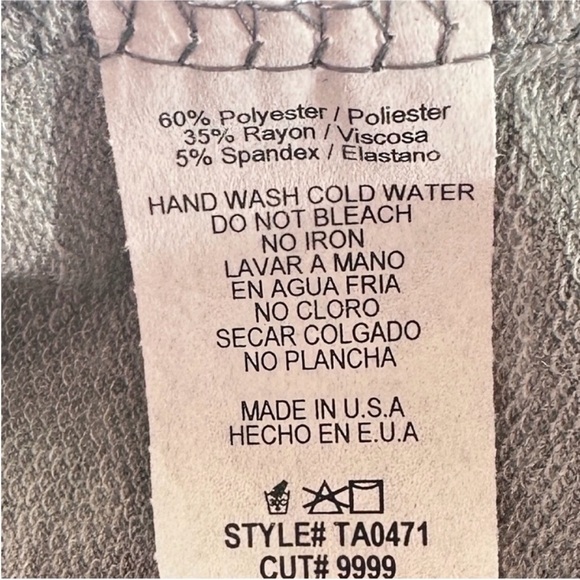 12PM BY MON AMI camo hoodie top L - Picture 8 of 9